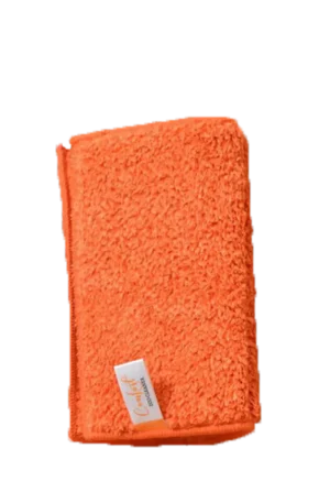 (1122O) Nano Fiber-Triple Side Sponge Orange tiger / نانوفايبر- سبونجة ثلاثية برتقالي دافئ